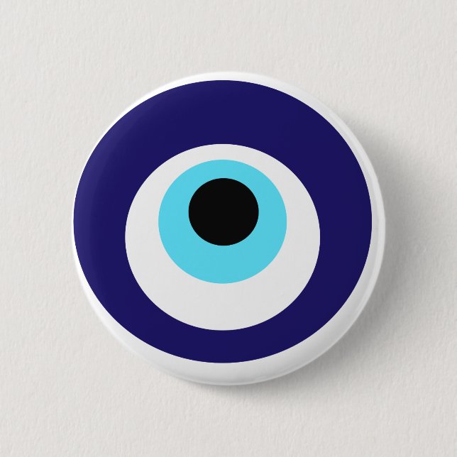 Badge Rond 5 Cm Amulette de Nazar (boncuğu de nazar) (Devant)