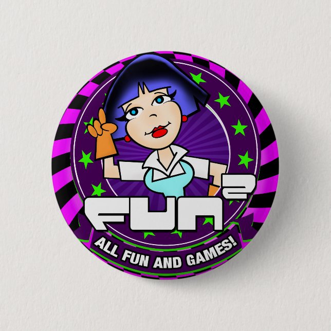 Badge Rond 5 Cm Amusant2 (Devant)