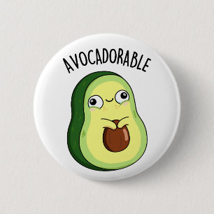 Badge Rond 5 Cm Amusant Avoc amusant Avocado Pun