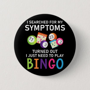 Badge Rond 5 Cm Amusant Bingo Bingo Bingo Gamer