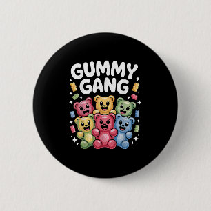 Badge Rond 5 Cm Amusant Gummy Ours Design Pour Hommes Femmes Enfan