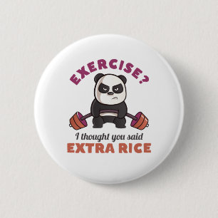 Badge Rond 5 Cm Amusant Gym Motivation Fitness entraînement et en