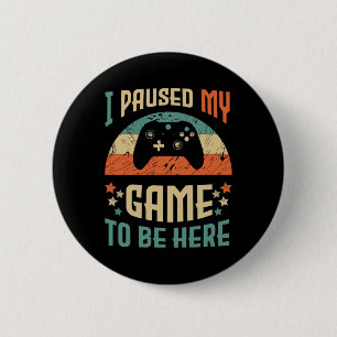 Badge Rond 5 Cm Amusant Joueur Vidéo Humour Plaisanterie J'Ai Susp