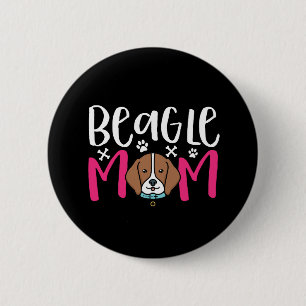 Badge Rond 5 Cm Amusant mignon Amoureux des chiens chiot propriéta