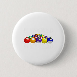 Badge Rond 5 Cm Amusant Pool Art Pour Hommes Femmes Billard Lover