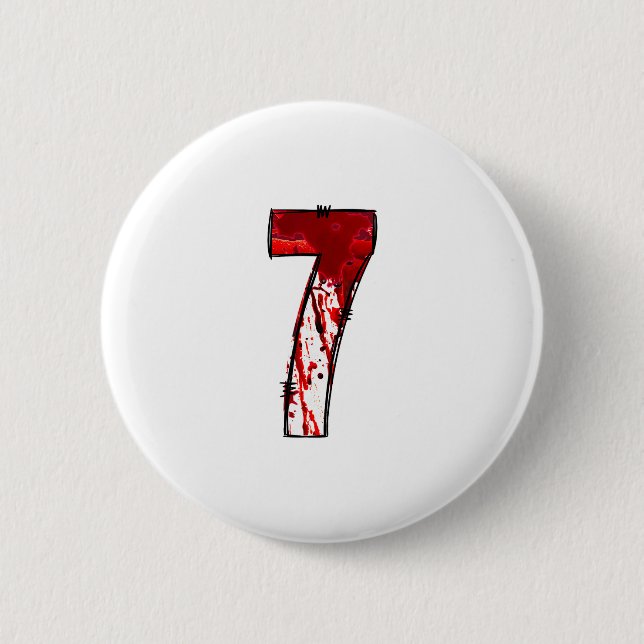 Badge Rond 5 Cm Amusant Six Sept 6 7 Conception de Mème Couples Ha (Devant)