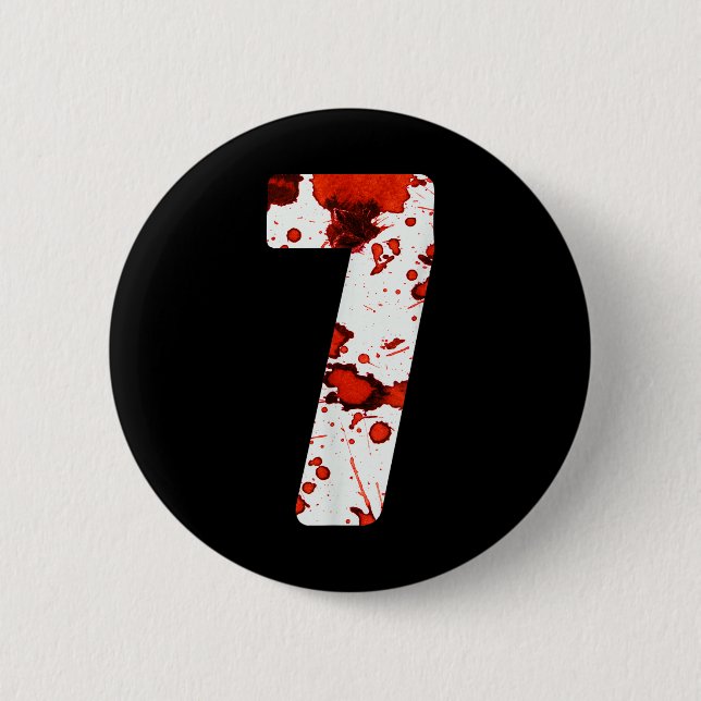 Badge Rond 5 Cm Amusant Six Sept 6 7 Conception de mème pour coupl (Devant)