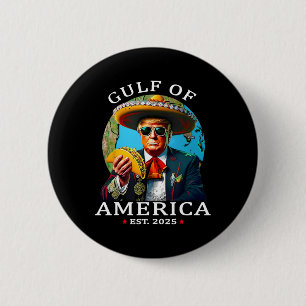Badge Rond 5 Cm Amusant Trump Chemise Golfe Des Etats-Unis Est 202