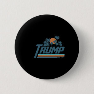 Badge Rond 5 Cm Amusant Trump Chemise Golfe Des Etats-Unis Est 202