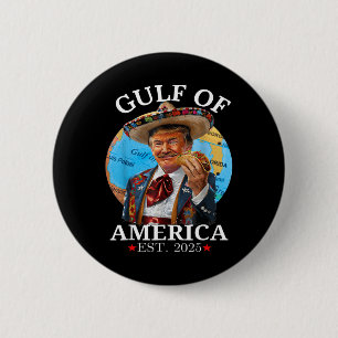 Badge Rond 5 Cm Amusant Trump Chemise Golfe Des Etats-Unis Est 202