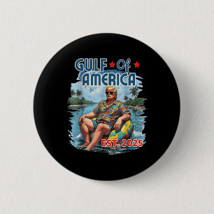 Badge Rond 5 Cm Amusant Trump Chemise Golfe Des Etats-Unis Est 202