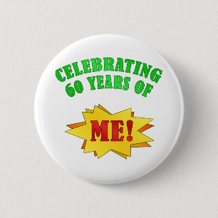 Badge Rond 5 Cm Amusante attitude 60e anniversaire cadeaux