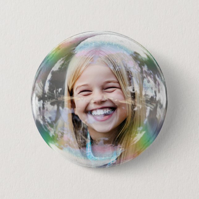 Badge Rond 5 Cm Amusante bulle personnalisée (Devant)