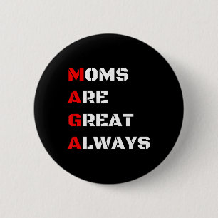 Badge Rond 5 Cm Amusante Maman Fête Mères Merch Mama pour toute la