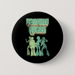 Badge Rond 5 Cm Amusants Danser Queen Disco Party Retro Distants D