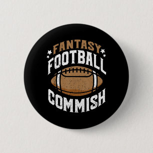 Badge Rond 5 Cm Amusants Imaginaire Football Commish Commissaire H