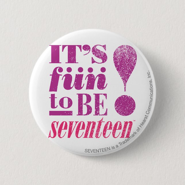 Badge Rond 5 Cm Amusement 2 B 17-Purple (Devant)