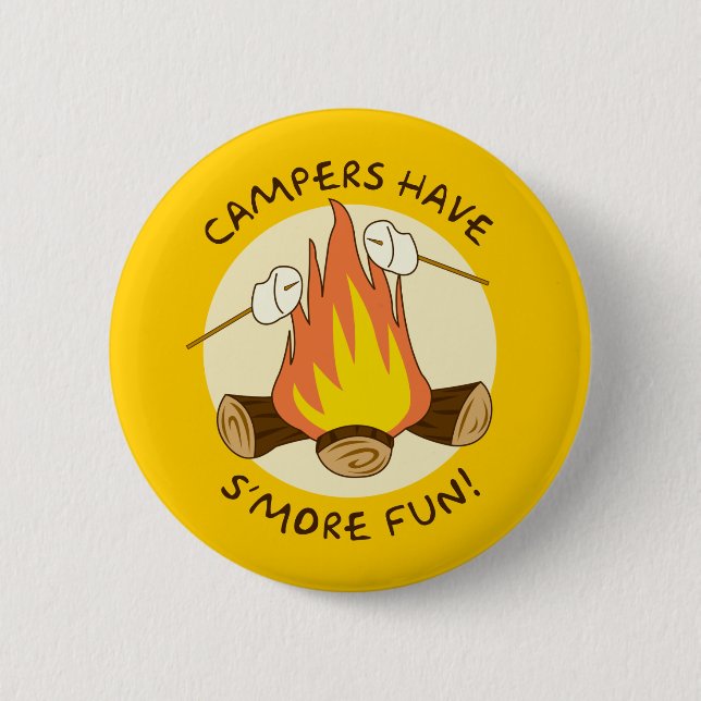 Badge Rond 5 Cm Amusement de S'more (Devant)