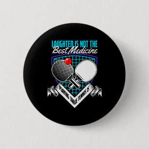 Badge Rond 5 Cm Amusement Jouer Tennis Meilleur Médecin Jouer Tenn