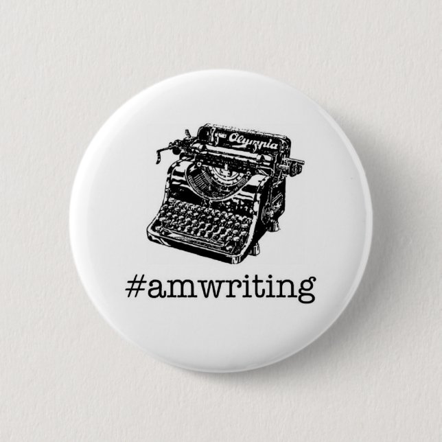 Badge Rond 5 Cm #amwriting (Devant)