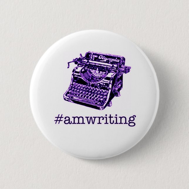 Badge Rond 5 Cm #amwriting (Devant)