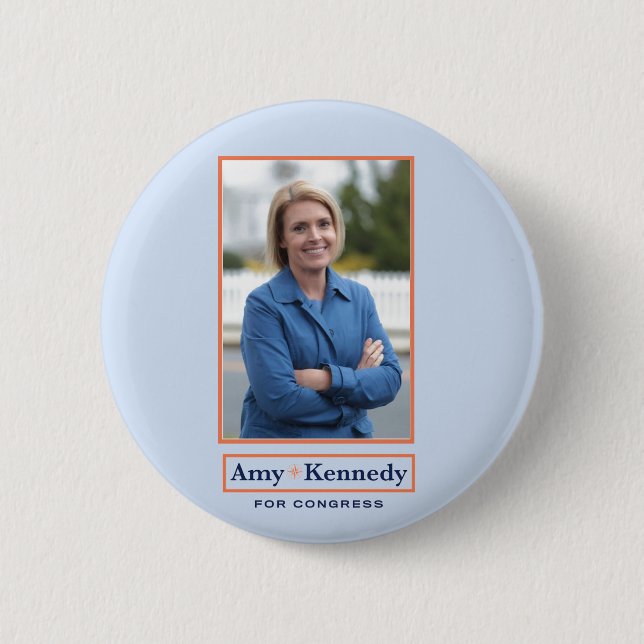 Badge Rond 5 Cm Amy Kennedy pour le Congrès 2020 (Devant)