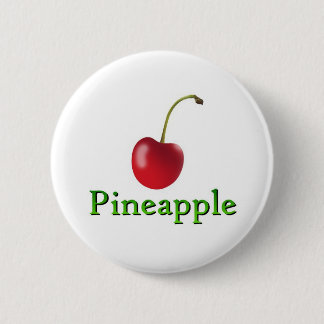 Badge Rond 5 Cm Ananas