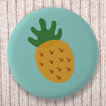 Badge Rond 5 Cm Ananas | Infertilité mignonne IVF Cyan Blue Green<br><div class="desc">Belle carte graphique design super mignonne ananas sur un arrière - plan bleu cyan vert pour sensibiliser aux problèmes d'infertilité et soutenir ceux qui passent par des traitements de fertilité tels que FIV, ICSI, IUI. Les femmes du monde entier se sont cramponnées aux fruits colorés ensoleillés comme emblème de leur...</div>