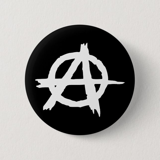 Badge Rond 5 Cm Anarchie (Devant)