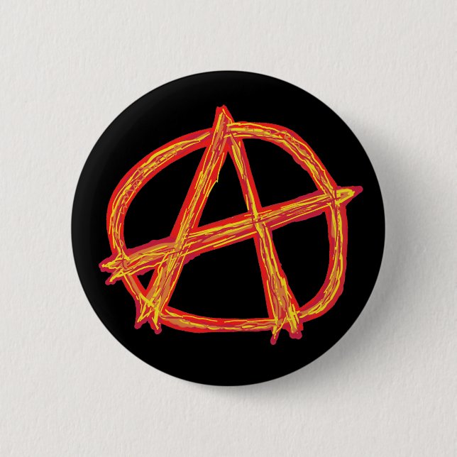 Badge Rond 5 Cm Anarchie (Devant)