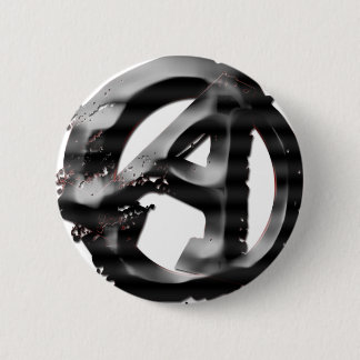 Badge Rond 5 Cm Anarchiste américain