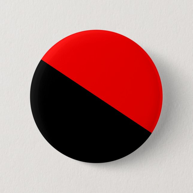 Badge Rond 5 Cm Anarchiste, drapeau politique de la Colombie (Devant)