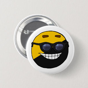 Badge Rond 5 Cm Ancap ball Polandball mignon mème lunettes de sole