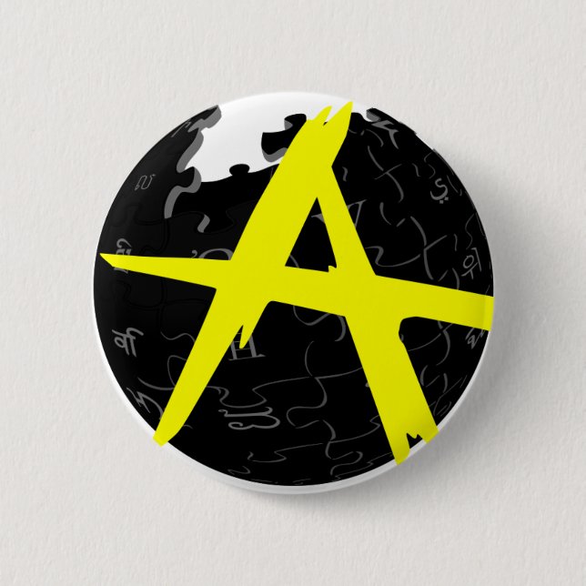 Badge Rond 5 Cm AnCap Wiki (Devant)