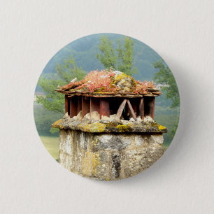 Badge Rond 5 Cm Ancien insigne français de la cheminée