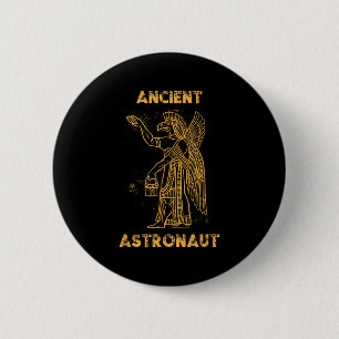 Badge Rond 5 Cm Ancienne astronaute sumérienne théoricien Alien An
