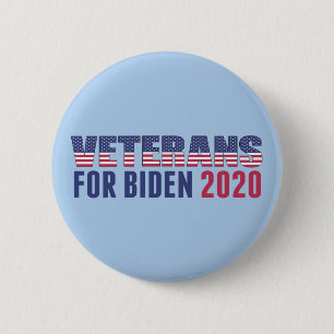 Badge Rond 5 Cm Anciens combattants pour Biden 2020
