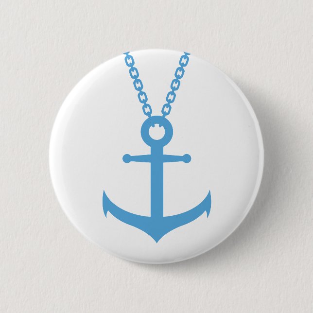 Badge Rond 5 Cm Ancrage chaîné (Devant)