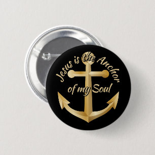 Badge Rond 5 Cm Ancre
