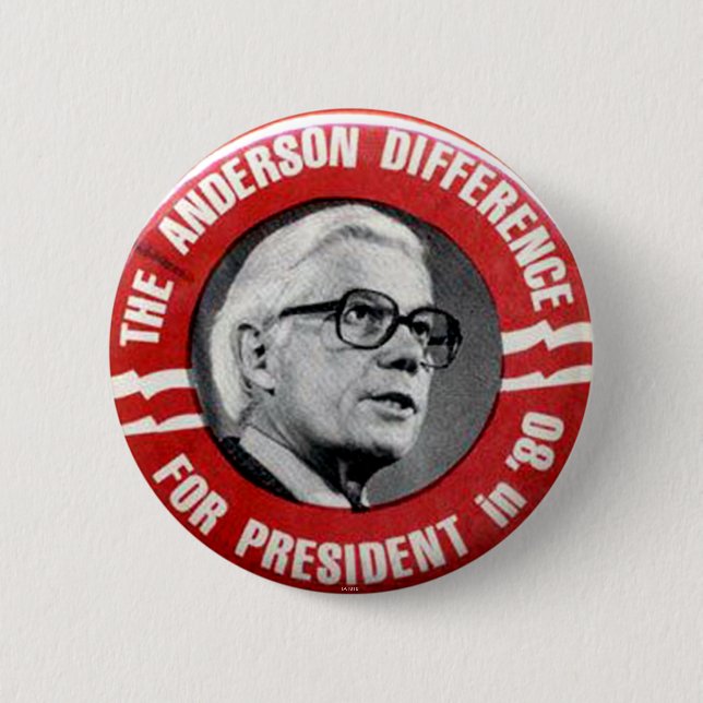 Badge Rond 5 Cm Anderson - bouton (Devant)