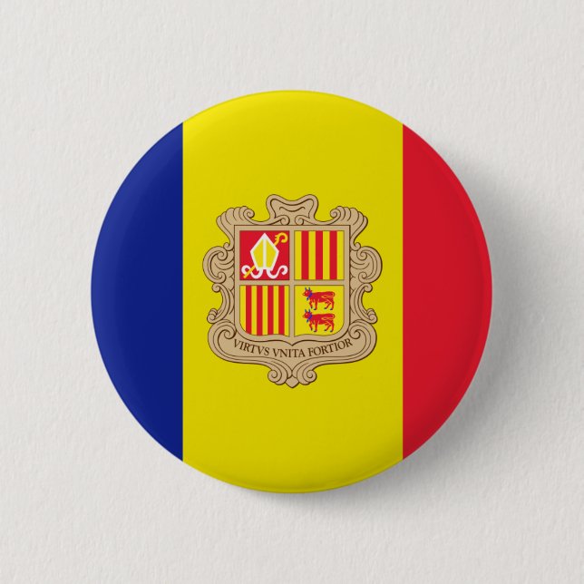 Badge Rond 5 Cm andorra (Devant)