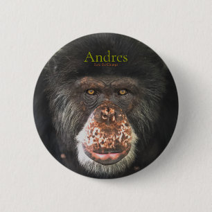 Badge Rond 5 Cm Andres, sauvez les mimps