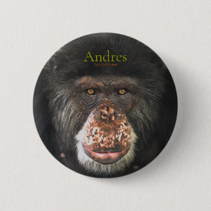 Badge Rond 5 Cm Andres, Sauvez les mousses