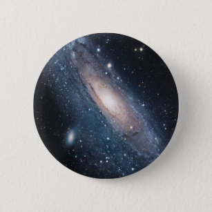 Badge Rond 5 Cm androméda galaxie voie laiteuse cosmos univers