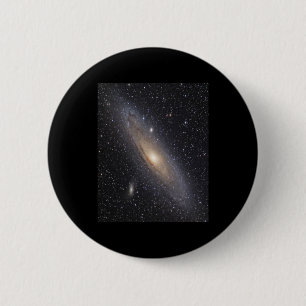 Badge Rond 5 Cm Andromeda Galaxy
