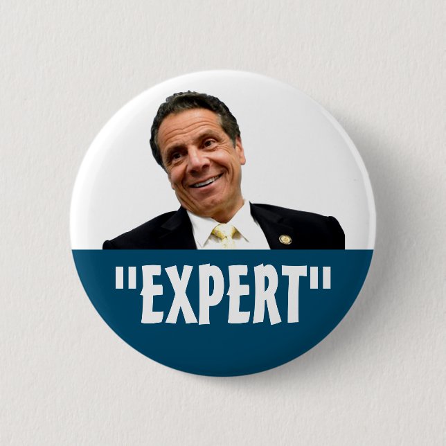 Badge Rond 5 Cm Andy "expert" Cuomo (Devant)