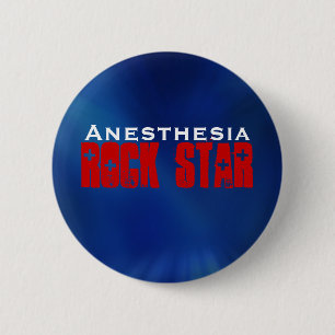 Badge Rond 5 Cm Anesthésie RockStar