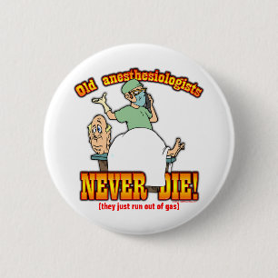 Badge Rond 5 Cm Anesthésistes