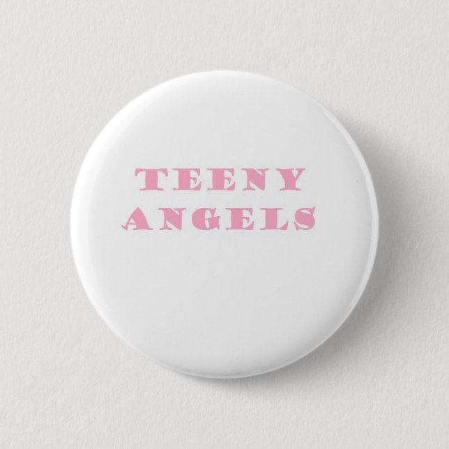Badge Rond 5 Cm ange adolescent (Devant)