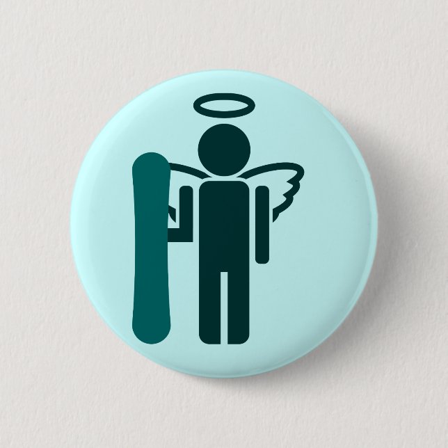 Badge Rond 5 Cm ange de conseil. (Devant)